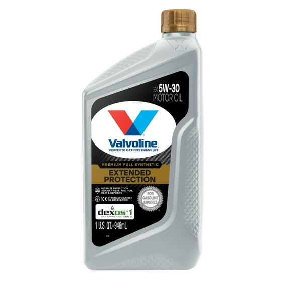 Valvoline Extended Protection Premium Full Synthetic 5W-30 Motor Oil 1 QT
