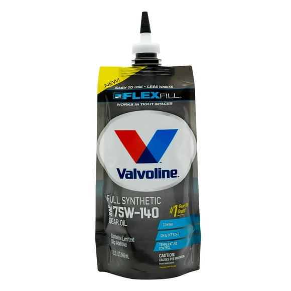 Valvoline Flex Fill 75W-140 Full Synthetic Gear Oil 1 QT Squeeze Pouch