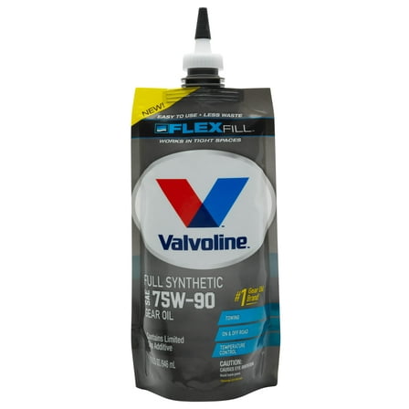 Valvoline Flex Fill 75W-90 Full Synthetic Gear Oil 1 QT Squeeze Pouch
