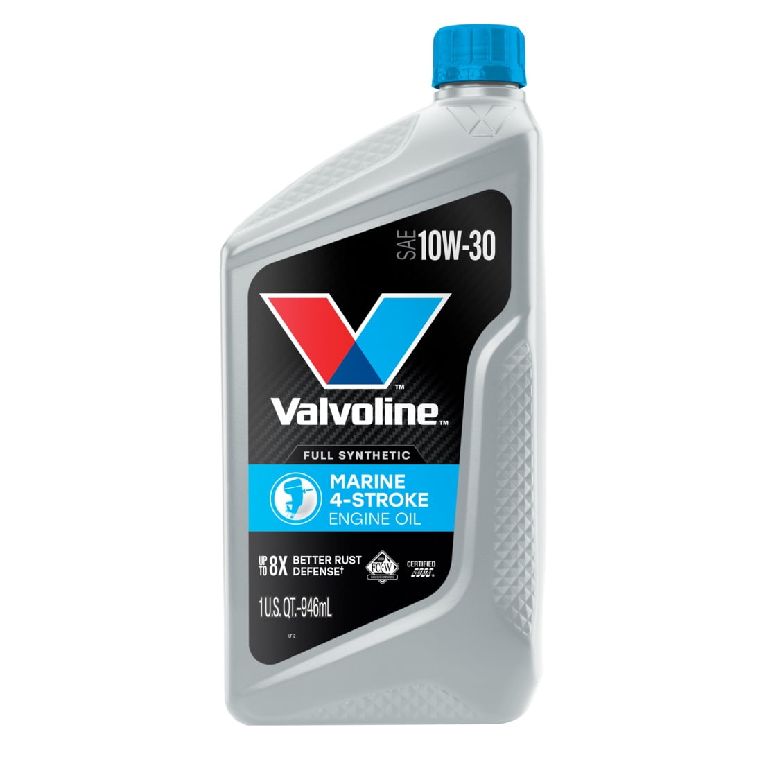 Valvoline 4-Stroke Marine 10W-30 Full Synthetic Engine Oil 1 QT