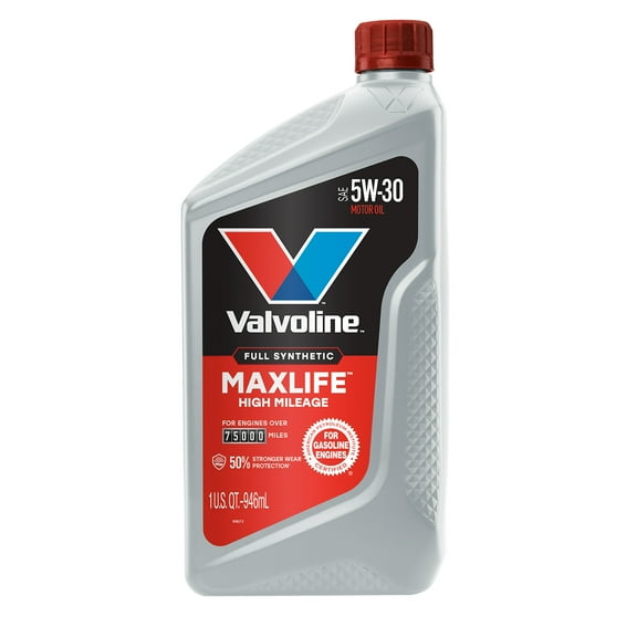 Valvoline Full Synthetic High Mileage MaxLife 5W-30 Motor Oil 1 QT