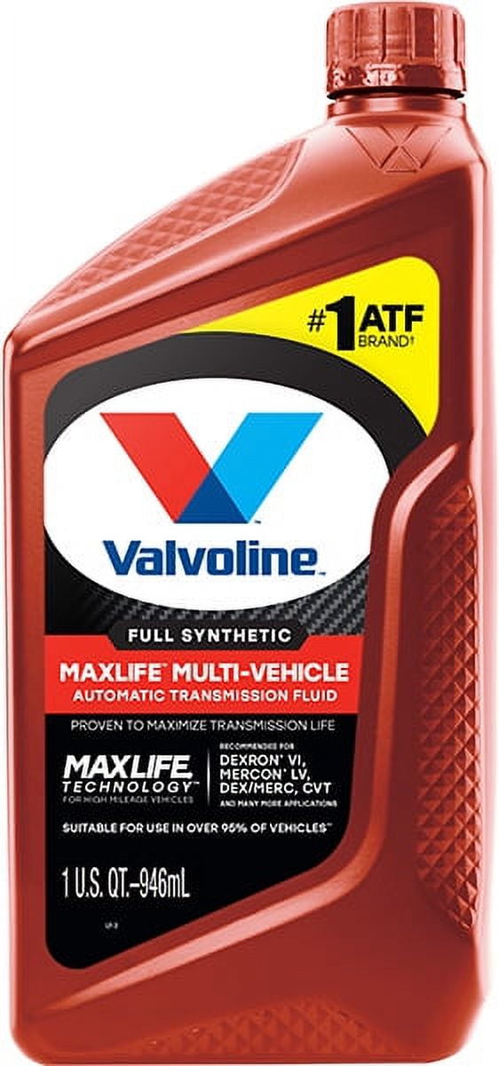 Valvoline MaxLife Full Synthetic Multi-Vehicle Automatic Transmission  Fluid, 1 Quart - Kroger