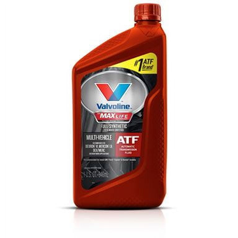 Valvoline Maxlife Full Synthetic Multi Vehicle Automatic Transmission Fluid ...