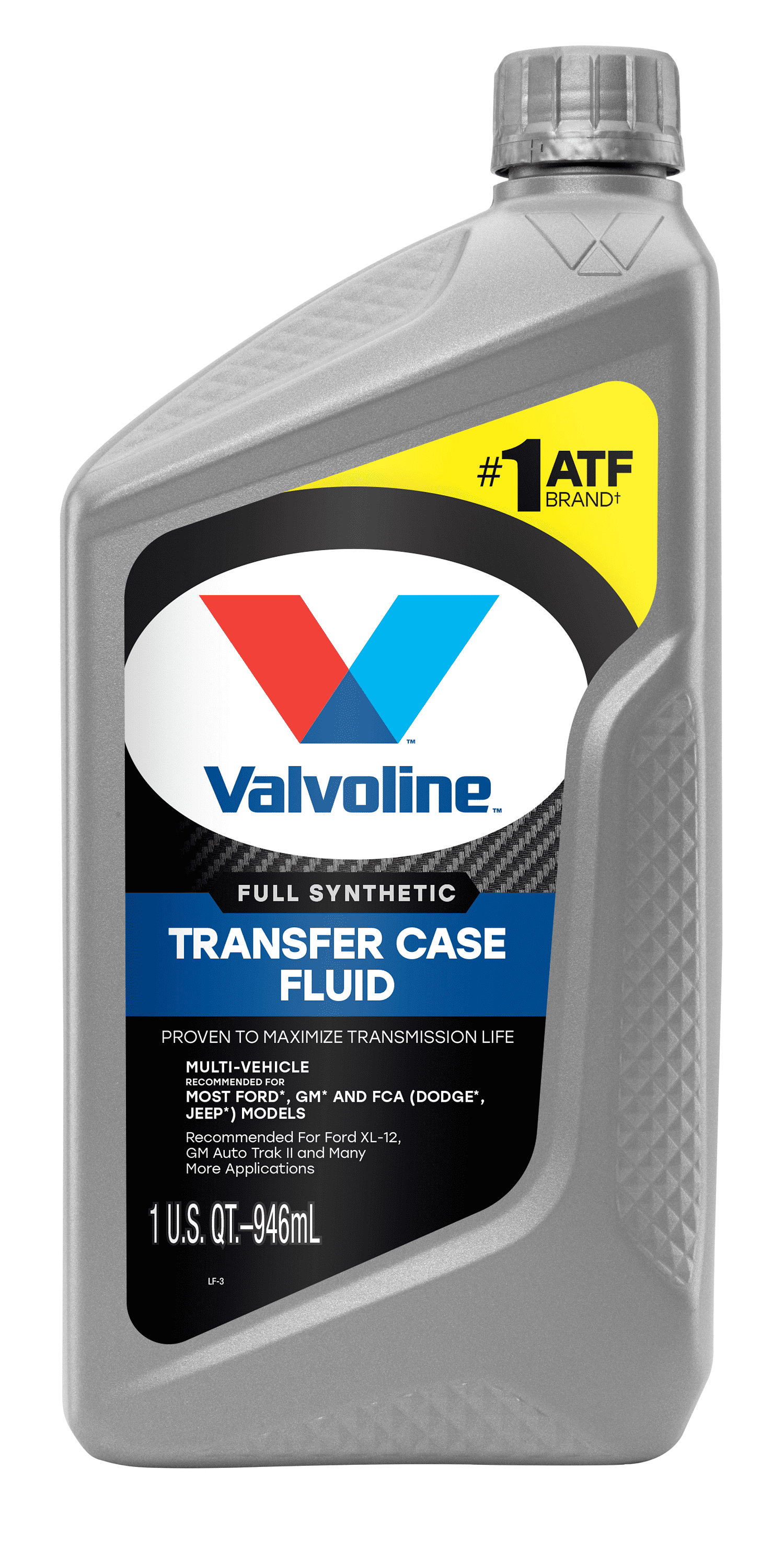 Valvoline Extended Protection Full Synthetic Automatic Transmission Fluid ATF 1 qt, Case of 6