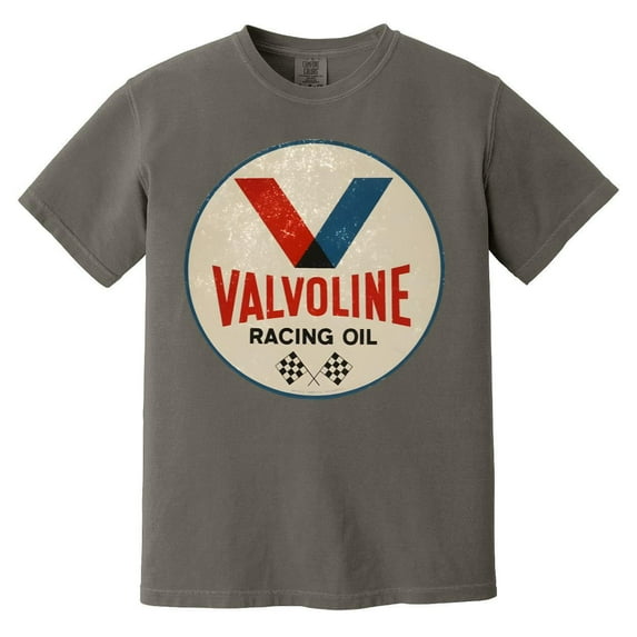 Valvoline Racing Motor Oil Logo Funny Garage Graphic Merch Comfort Color T-Shirt