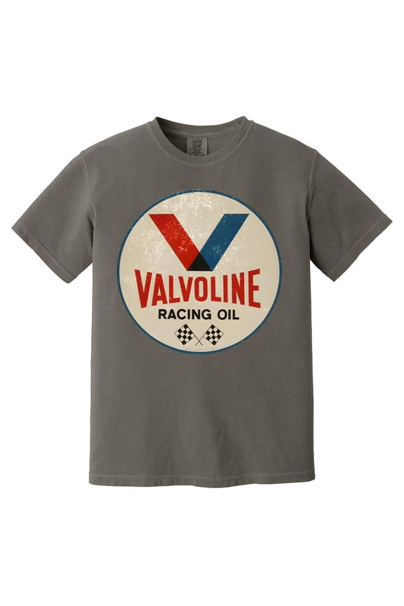 Valvoline Racing Motor Oil Logo Funny Garage Graphic Merch Comfort Color T-Shirt