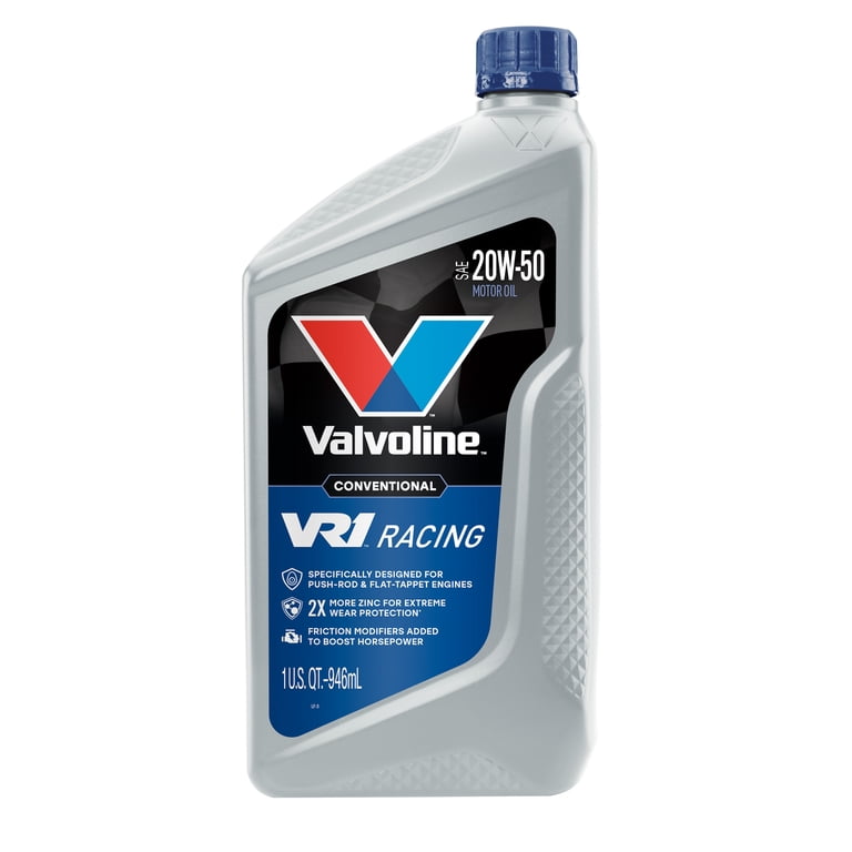 Valvoline, Racing Motor Oil, VR1 20W50 Quart, Performance Engine Valvoline, Racing Motor Oil, VR1 20W50 Quart, Performance Engine
