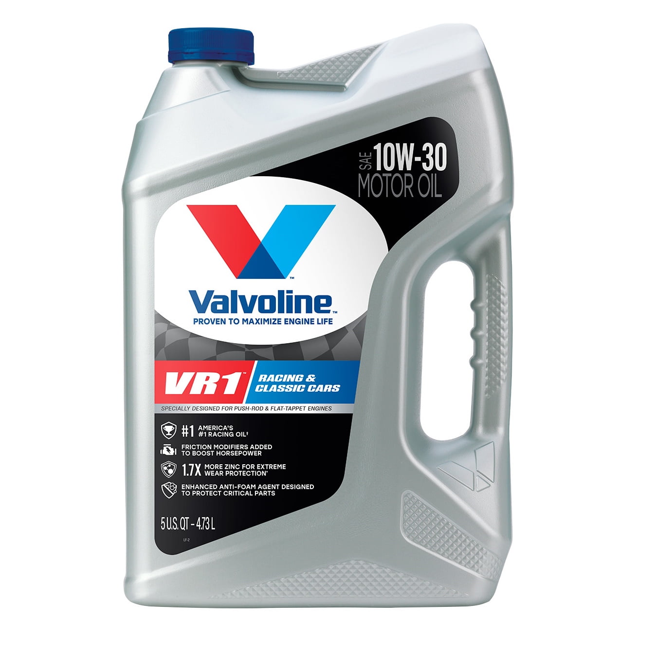Valvoline VR1 Racing 10W 30 Motor Oil 5 QT Walmart com