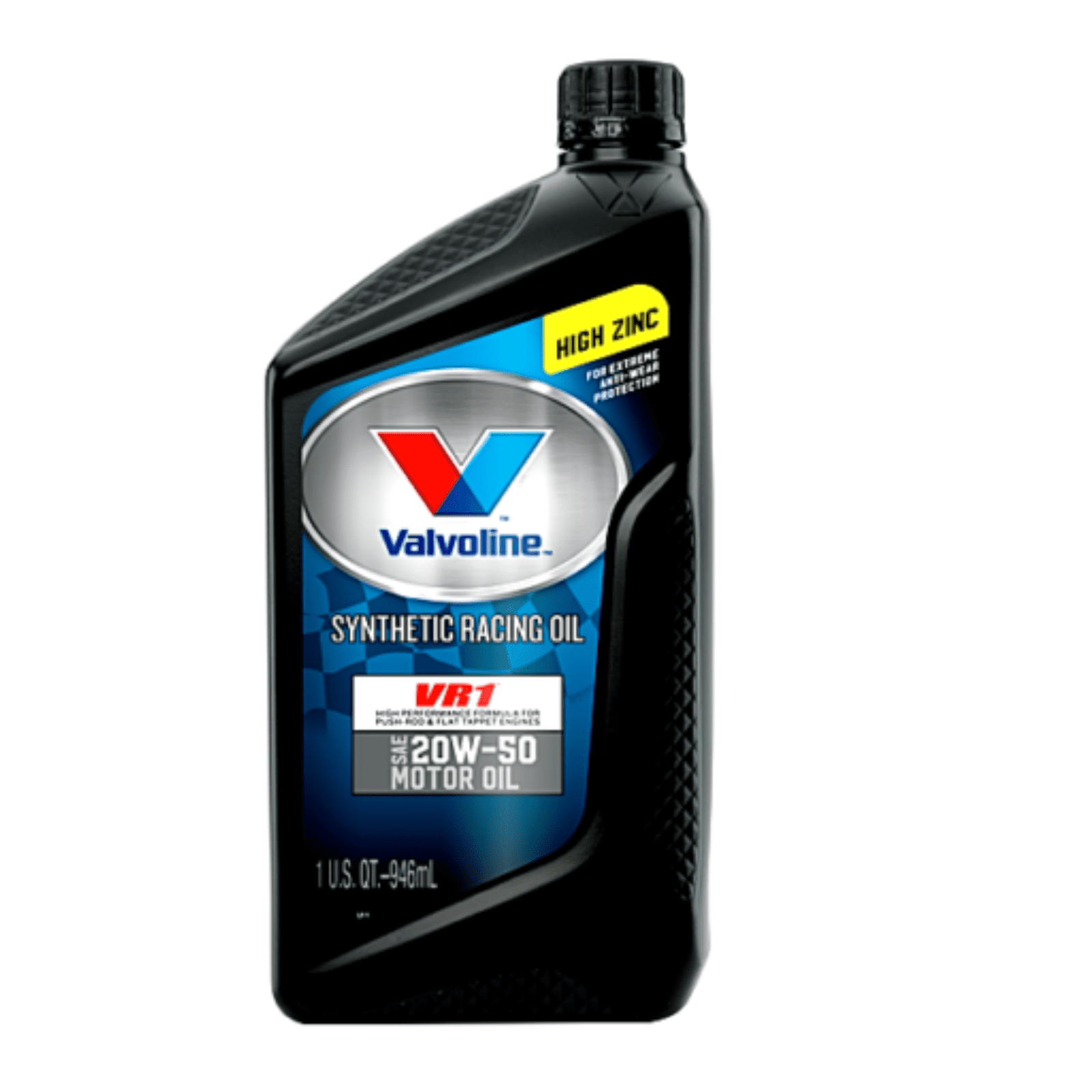 Valvoline VR1 Racing Full Synthetic SAE 20W50 Motor Oil with High Zinc