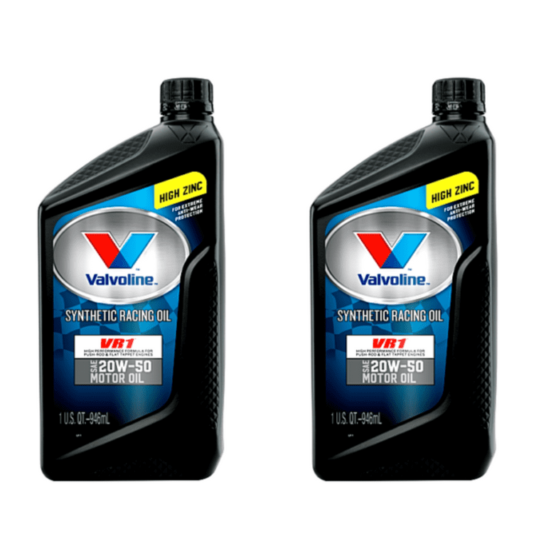 Valvoline VR1 Full Synthetic 20W-50 Engine Oil: High