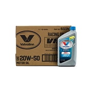 Valvoline VR1 Racing SAE 20W-50 Motor Oil 1 QT, Case of 6