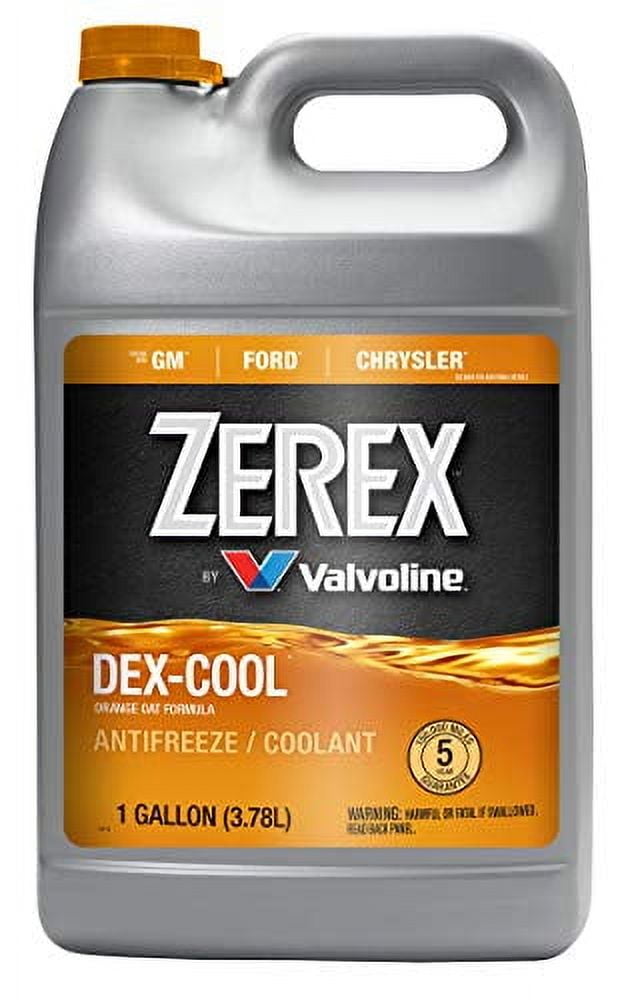 Valvoline ZEREX DEX-COOL Organic Acid Technology, 5 Years "Antifreeze & Coolant", 1 gal Jug