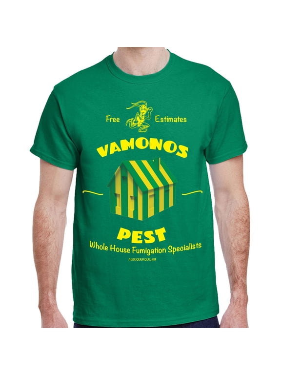 Vamonos Pest Control Kelly Green Shirt-Small