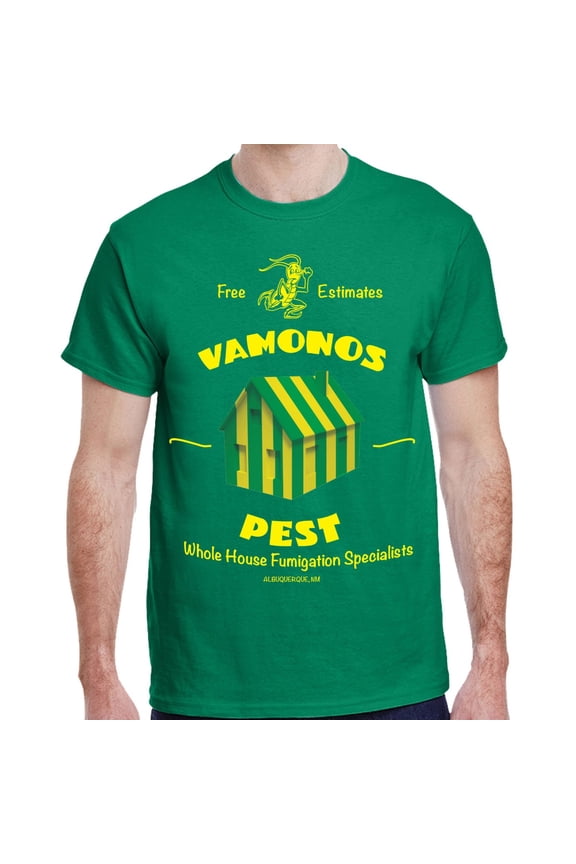 Vamonos Pest Control Kelly Green Shirt-Small