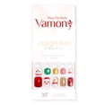thumbnail image 1 of Vamony Press on Nails, Short Square False Nails Tips Kit with Adhesive Tabs, Mani Sticks and Files, 60 Count Xmas06 French Fake Nails Set Gift for Mom & Kids, 1 of 13