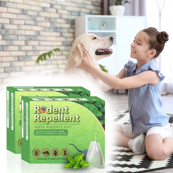Vamoo Rat Repellent Pellets with Strong Pungent Odor - Fast-Acting Rodent Control for Home, Garage, Warehouse Long-Lasting Protection Non-Toxic Formula-20pack