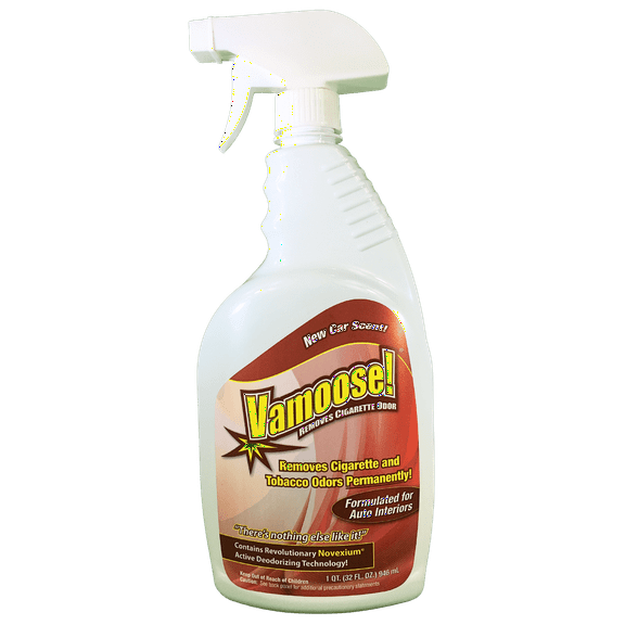 Vamoose Smoke Odor Air Freshener & Eliminator, New Car Scent, 32-Ounce Trigger Spray Bottle