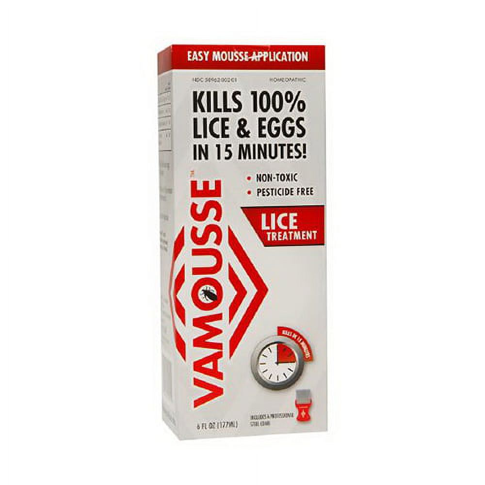 Vamousse Head Lice Treatment, Easy Mousse Application 6 Oz , 2 Pack