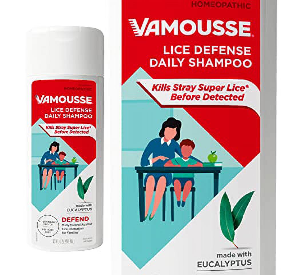 Vamousse Lice Defense Daily .. Shampoo, Kills Super Lice .. & Defends