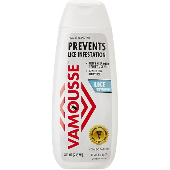 Vamousse Lice Prevention Daily Shampoo Application 8 oz