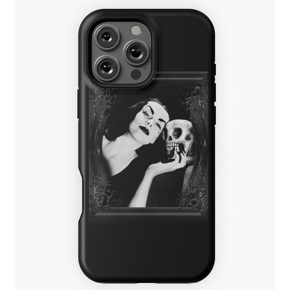 Vampira 6 Vintage Gothic Pinup GA1921 Phone Case for iPhone 11 to 17 Pro Max