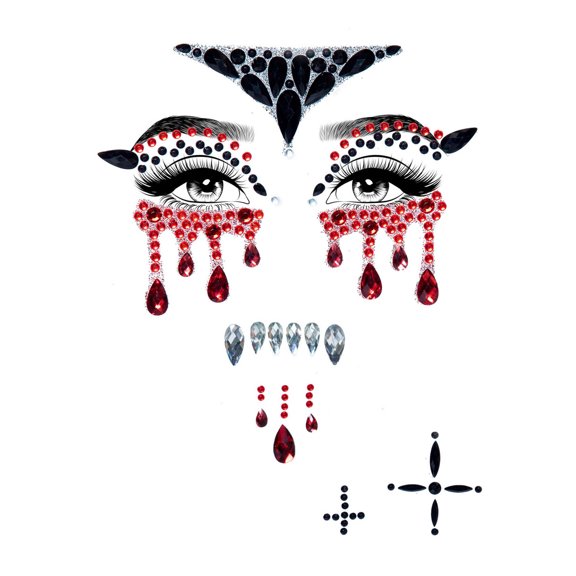 Vampire Adhesive Face Jewels .