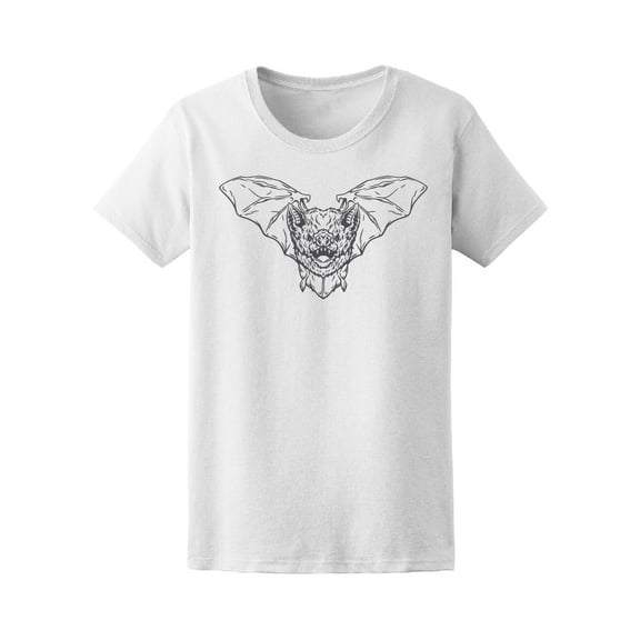 Vampire Bat In Flight Sketch T-Shirt Men -Image by Shutterstock, Male Medium
