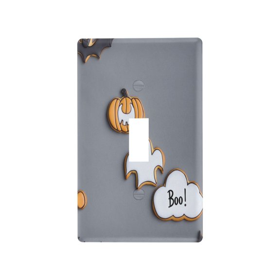 Vampire Bat and Ghost Light Switch Cover Switch Plate Outlet Cover Plug Cover for Electrical Outlet