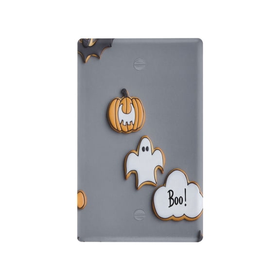 Vampire Bat and Ghost Light Switch Cover Switch Plate Outlet Cover Plug Cover for Electrical Outlet