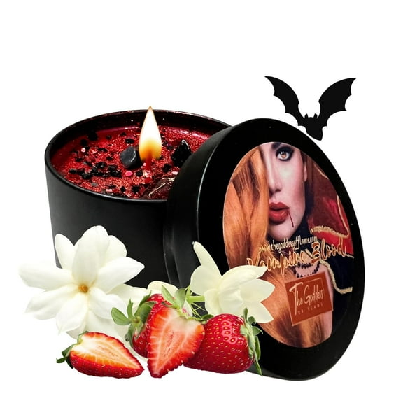 Vampire Blood Spell Candle | Witchcraft Supplies | Scented Candles for Home Decor | Soy Candles Non Toxic |  Decor | Fall Candles for Men and Women (Large 16oz)