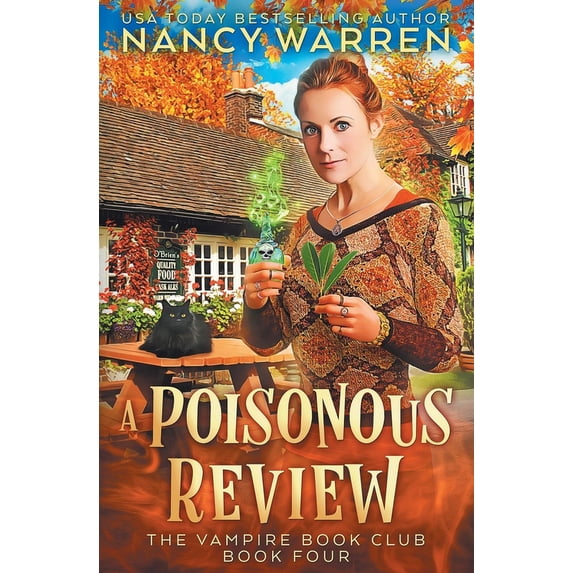 Vampire Book Club A Poisonous Review: A Paranormal Women's Fiction Cozy Mystery, Book 4, (Paperback)