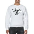 thumbnail image 1 of Vampire Boy Sweatshirt Men -Image by Shutterstock, Male 5X-Large, 1 of 4