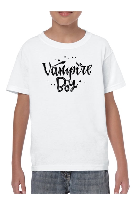 Vampire Boy T-Shirt Juniors -Image by Shutterstock, Medium