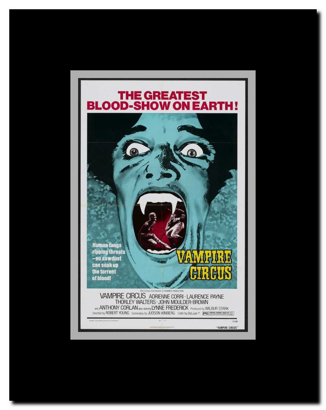 Vampire Circus Framed Movie Poster