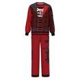 thumbnail image 1 of Vampire Dawn Graphic High Neck Jacket Pants Set Contrast Zipper Pocket Outfits for Adult Halloween Costumes, Anime Cosplay, 2 Piece, 110, 1 of 6