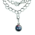 thumbnail image 1 of Vampire Demon Blood Moon Fantasy Silver Plated Bracelet with Antiqued Charm, 1 of 5