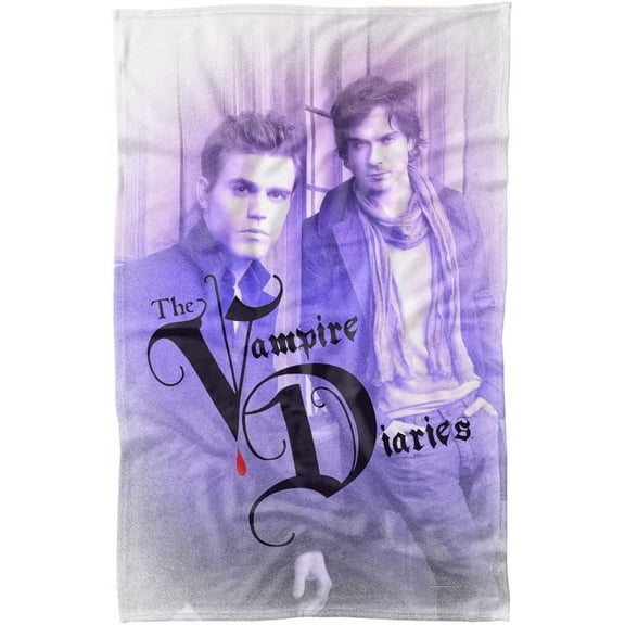 Vampire Diaries Company of Three Fleece Blanket 36" x 58",Company of Three