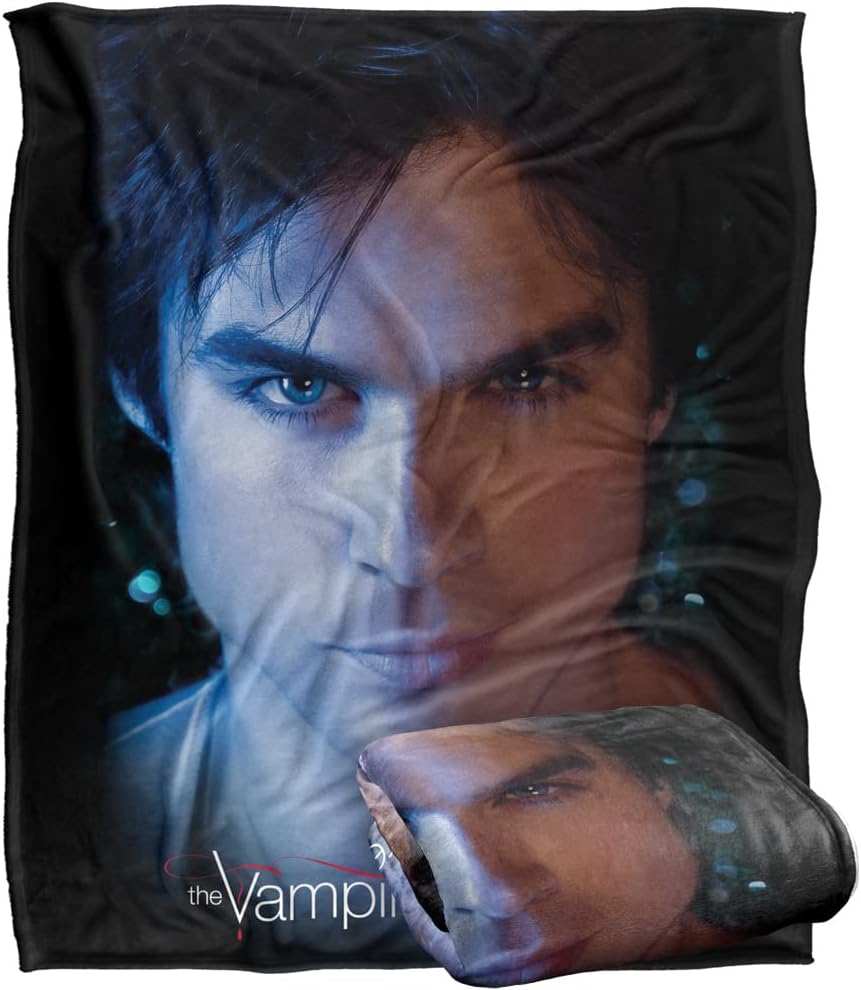 Vampire Diaries Damon Eyes Officially Licensed Silky Touch Super Soft