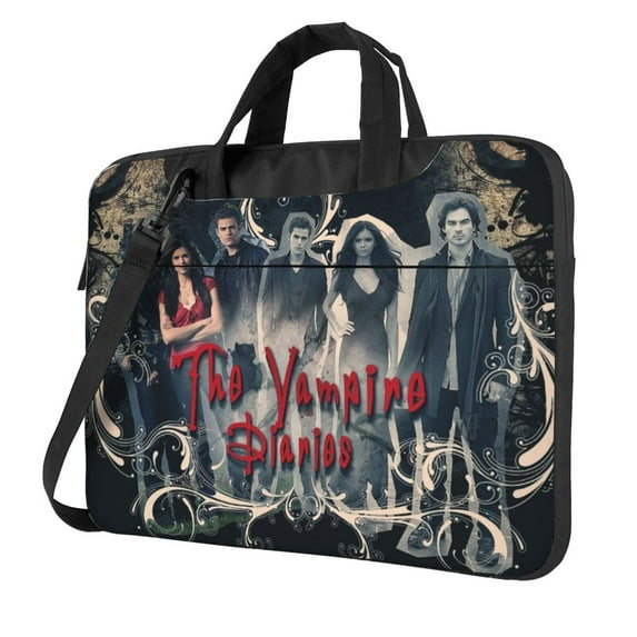 Vampire Diaries Laptop Bag Shoulder Portable Laptop Case Sleeve Chromebook Notebook Messenger Briefcase Adjustable Handbag For Women & Men