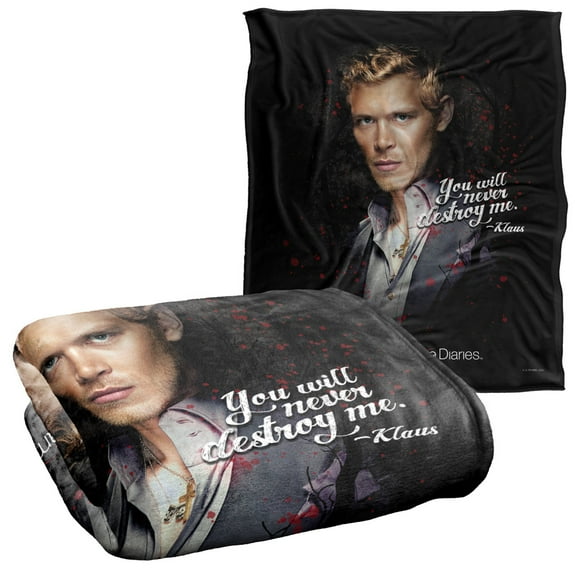 Vampire Diaries Never Destroy Officially Licensed Silky Touch Super Soft Throw Blanket 50' x 60'