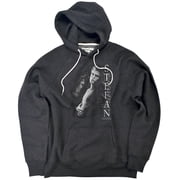 Vampire Diaries Next To Me Unisex Adult Slim Fit Pull-Over Heather Hoodie, Charcoal, Small