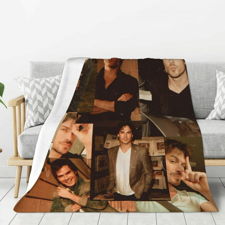 Vampire Diaries Pattern Thick Blanket Cozy Soft Fuzzy Anti pilling Flannel Throw Blanket Warm Sofa Bed Blanket 50 x40 For Adult Teen Kids Walmart