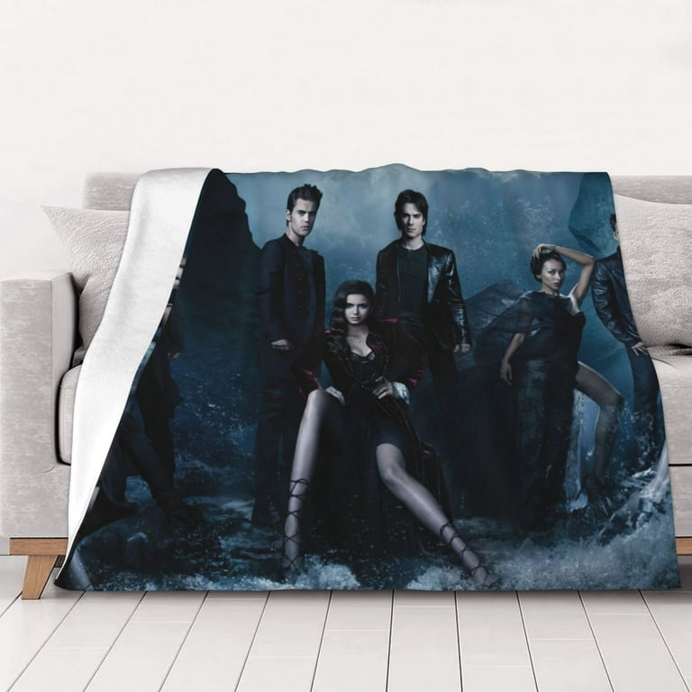 Vampire Diaries Series Thick Blanket Cozy Soft Fuzzy Anti-pilling
