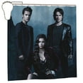 thumbnail image 1 of Vampire Diaries Shower Curtain Bathroom Decor 72"X72" Printed Washable Shower Curtain With Hooks Iron, 1 of 9