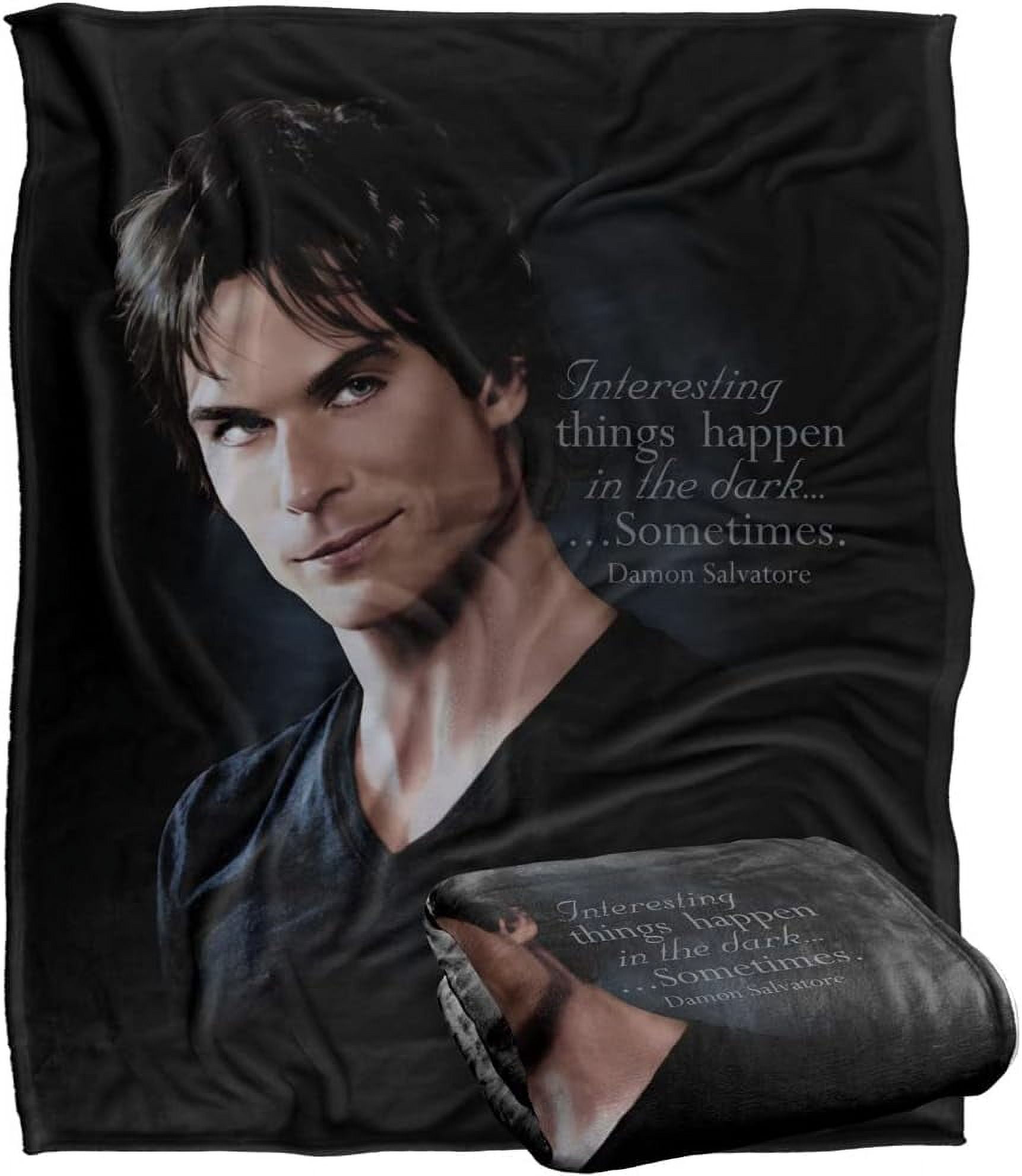 Vampire Diaries Sometimes Silky Touch Super Soft Throw Blanket 50" X 60