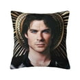 thumbnail image 1 of Vampire Diaries Square Pillow Case Pillow Holder Soft Decorative Pillow Sham Cushion Cases Pillowcase 24"X24", 1 of 7