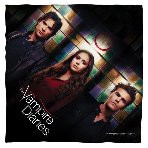 Vampire Diaries Stained Glass Bandana (21 in x 21 in)
