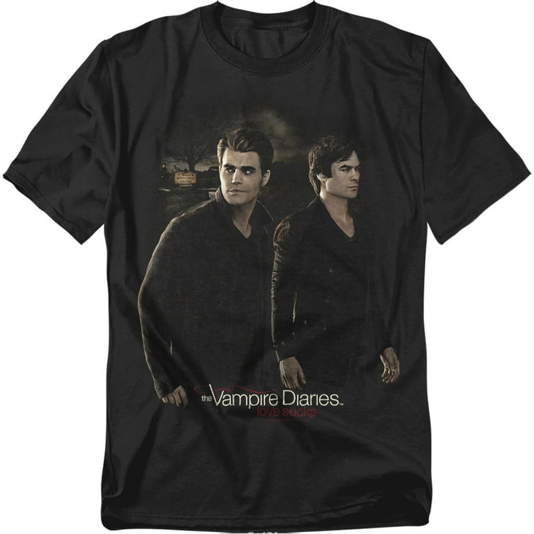 T-shirt Con Stampa The Vampire Diaries Colore Antracite - - 232CV-86M - Foto 10