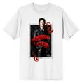 thumbnail image 1 of Vampire Diaries TV Series Damon Salvatore You Want Me Men's White T-Shirt-Large, 1 of 2