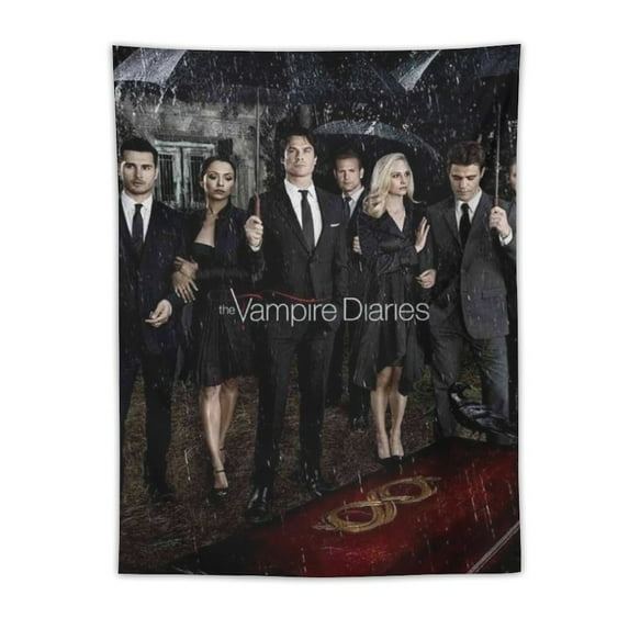 Vampire Diaries Tapestry Wall Hanging Blanket Soft Tablecloth Wall Hanging Tapestries Home Decor Posters for Home Dormitory